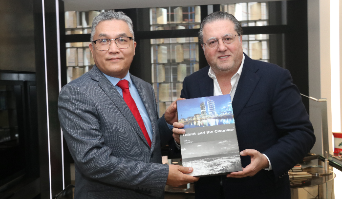 تنمية العلاقات الإقتصادية الثنائية بين شقير وسفير كازاخستان