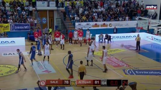 فوز الرياضي اللّبناني على سلا المغربي بنتيجة 81-78 في إطار الدور الأول من بطولة دبي الدولية لـ32 بكرة السلة