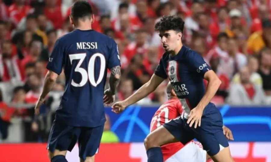 ميسي يشتبك مع زميله في تدريبات باريس سان جيرمان