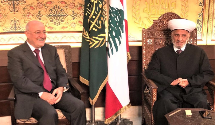 دريان يبحث والعريضي في الاوضاع