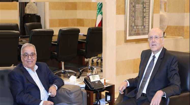 ميقاتي يلتقي وزراء الخارجية والصناعة والتربية
