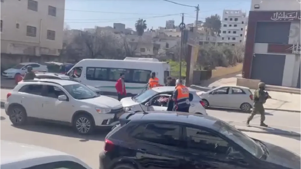 مصادر فلسطينية: اصابة ثلاثة مستوطنين باطلاق نار قرب حوارة