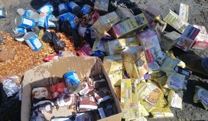 مصادرة وتلف مواد غذائية منتهية الصلاحية