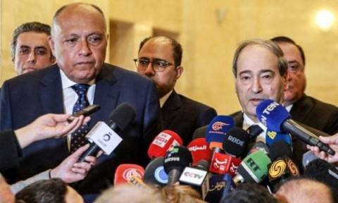 وزير الخارجية السوري في القاهرة