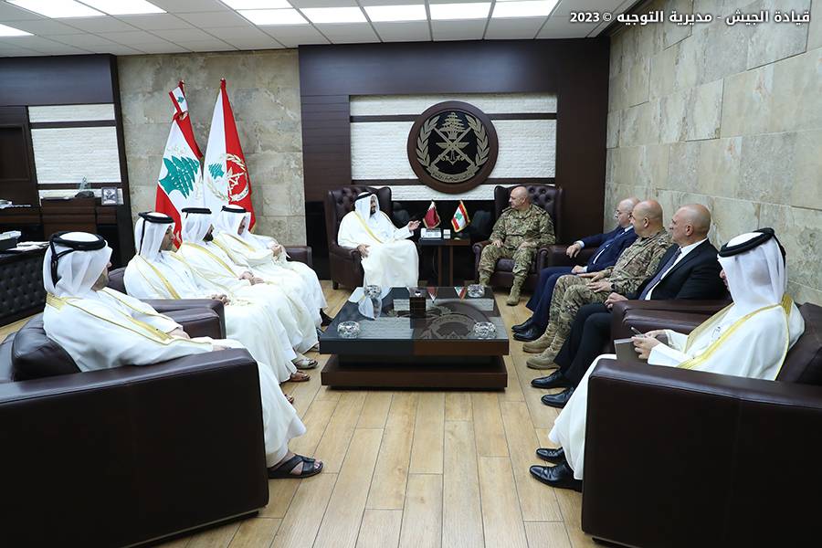 الموفد القطري في اليرزة