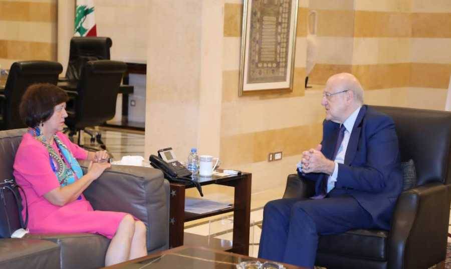 فرونتسكا في السراي.. وتشديد على أهمية استقرار لبنان وانتخاب رئيس