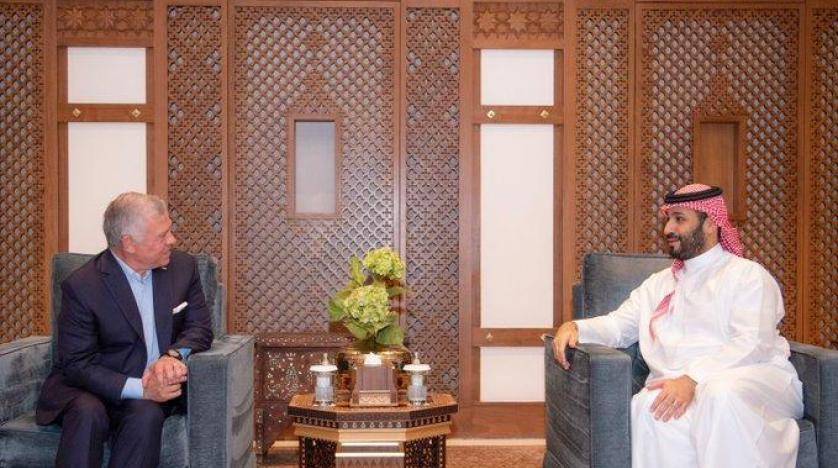 ولي العهد السعودي يلتقي العاهل الأردني في جدة