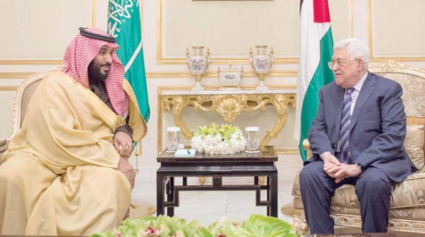 ولي العهد السعودي يلتقي الرئيس الفلسطيني