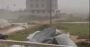 من كارثة لأخرى.. فيديو لإعصار مروع في كهرمان مرعش