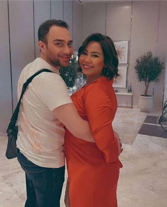 في أحدث ظهور.. شيرين عبد الوهاب مع حسام حبيب في السعودية