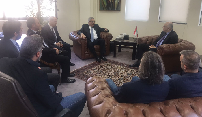 بو حبيب يلتقي رئيس الجالية اللبنانية في السودان وخير
