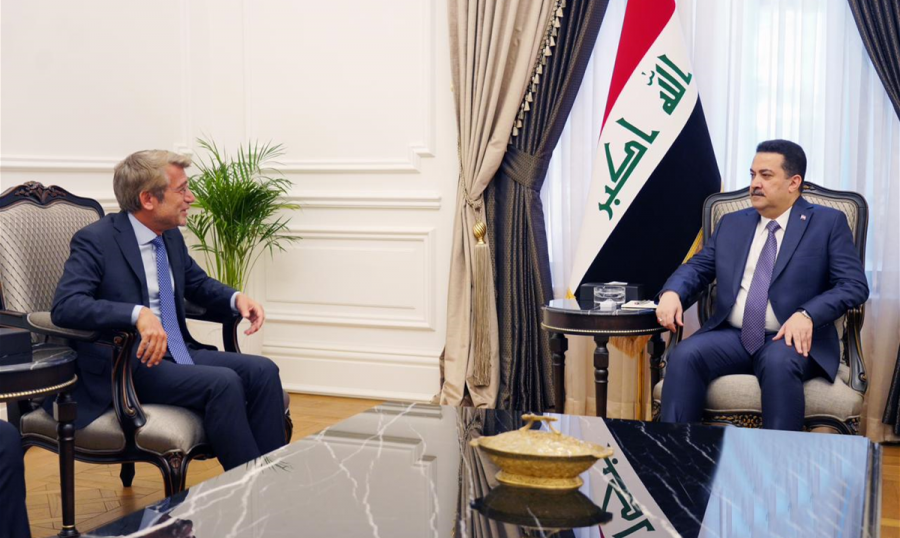 السوداني يلتقي فياض: العراق ماضٍ في التواصل الاقتصادي إقليمياً