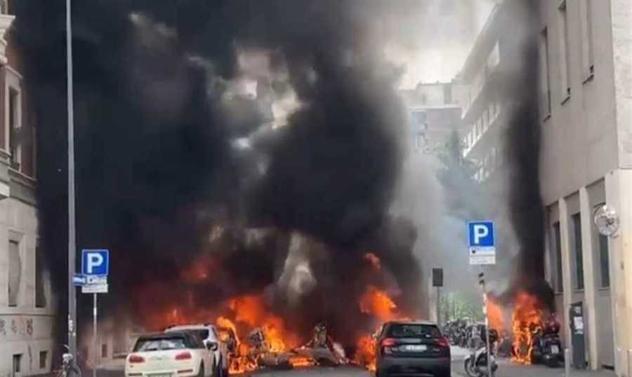 انفجار وسط مدينة ميلانو الإيطالية