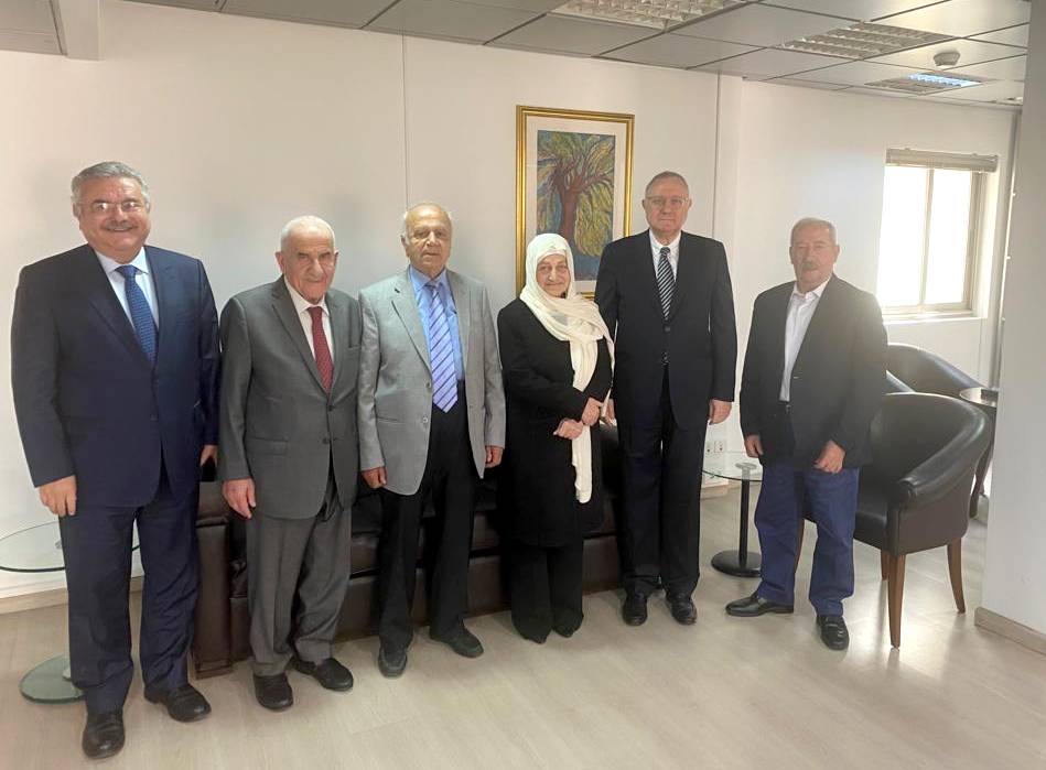 بهية الحريري التقت وفد 