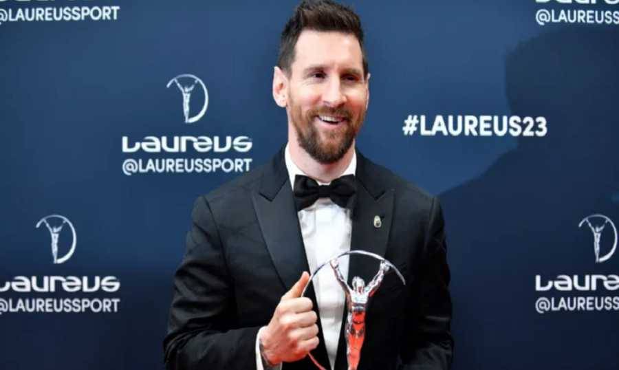 ميسي يحصد جائزة أفضل رياضي في العالم
