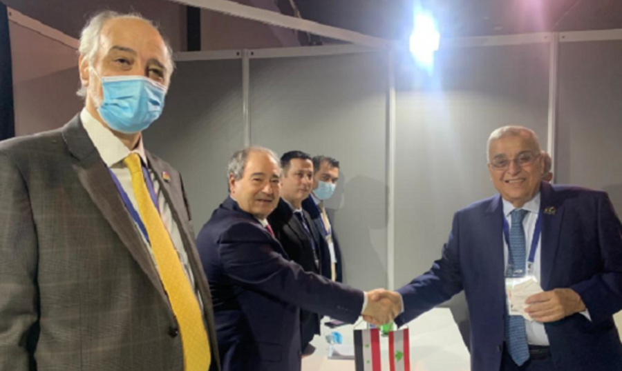 بوحبيب يلتقي نظيره السوري في جدة.. هذا ما تم بحثه
