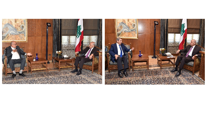 بري يعرض مع زوار عين التينة الاوضاع العامة