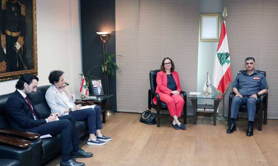عثمان استقبل الممثلة المقيمة لبرنامج UNDP في لبنان على رأس وفد
