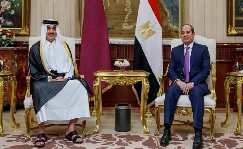 الرئيس المصري وأمير قطر يطلقان مبادرة لدعم الشعب السوداني