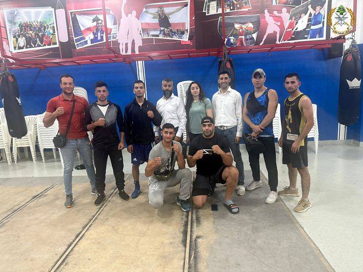 مشاركة لفريق الملاكمة في الجيش في بطولة لبنان ‏