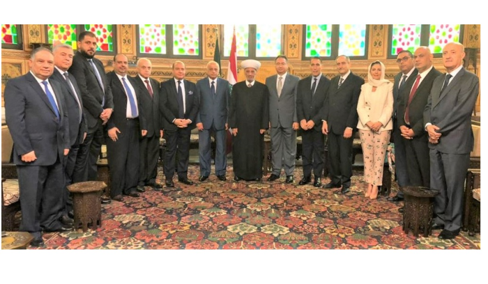 دريان يستقبل الهيئة الادارية الجديدة لـ