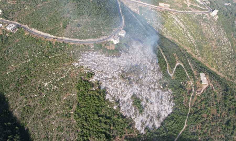 السيطرة على حريق كبير في بزال العكارية