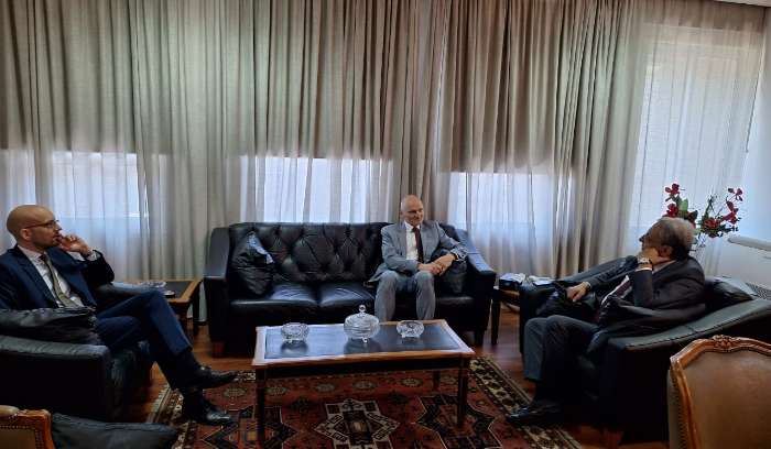 وزير العدل يعرض والسفير الألماني شؤوناً قضائية مشتركة