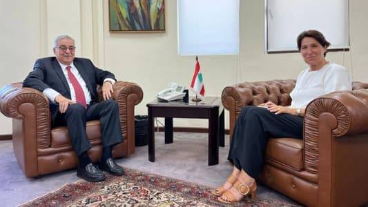 بو حبيب يبحث التمديد لليونيفيل مع آن غريو وكويل