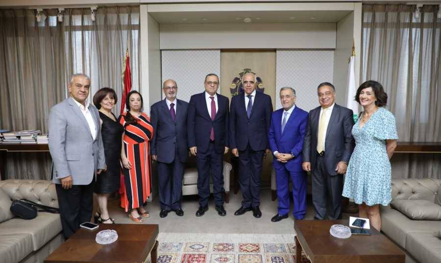 البيسري أمام وفد نقابة المحررين: نفخر أننا نقوم بكل مهامنا رغم الوضع الصعب