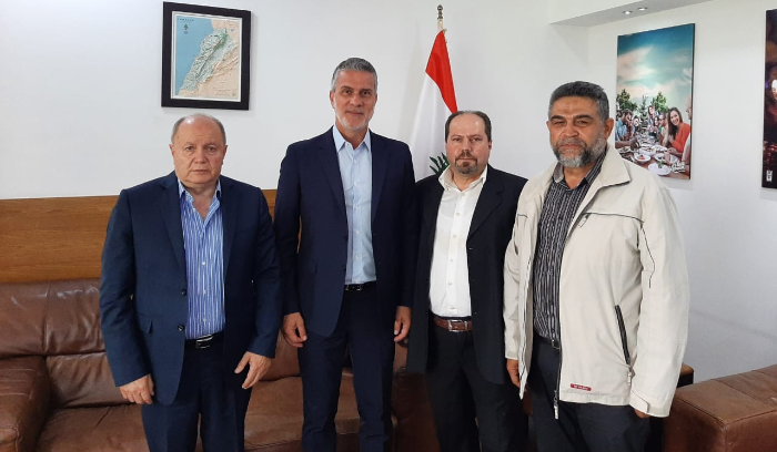 نصار يبحث في موضوع العمالة مع الاسمر والحداد