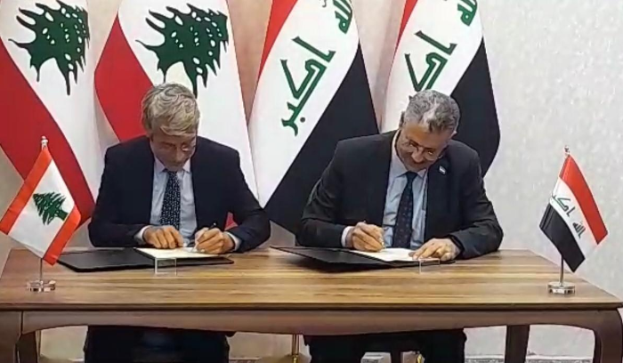 فياض يوقع مع نظيره العراقي مذكرة تفاهم لتزويد لبنان بالمشتقات النفطية