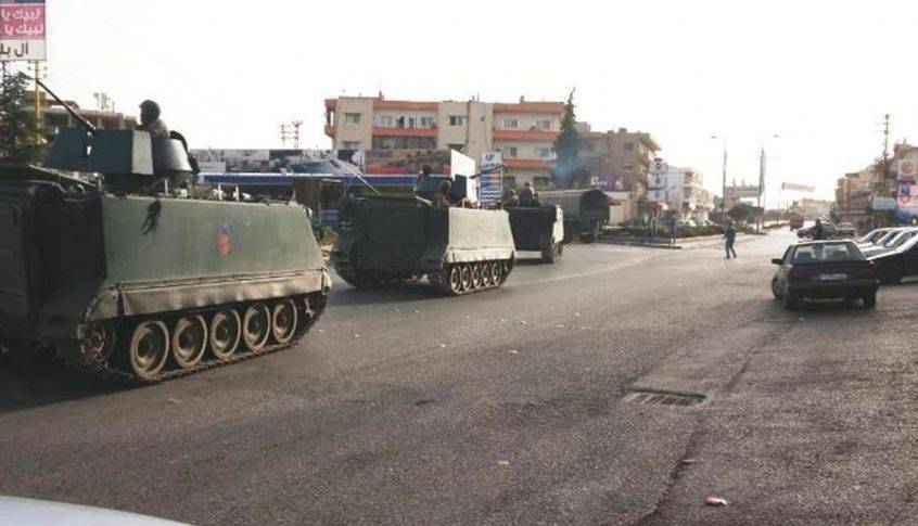 عمليات دهم للجيش في حورتعلا وتوقيف مطلوبين