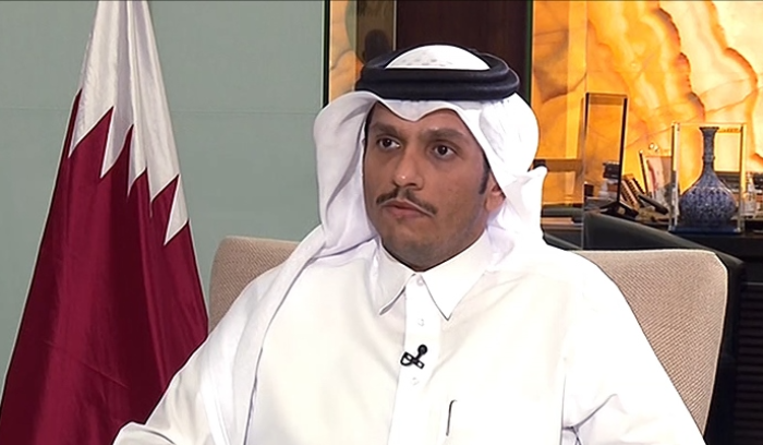 وزير الخارجية القطري في اوكرانيا