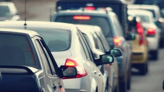حركة المرور كثيفة من كازينو لبنان باتجاه جونيه