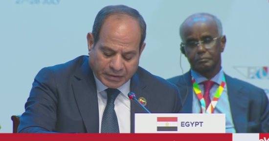 السيسي: الدول الإفريقية تنشد السلم والأمن وتبحث عن التنمية المستدامة