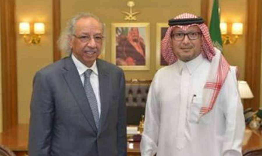 البخاري يستقبل رئيس مجلس إدارة اتحاد المصارف العربية