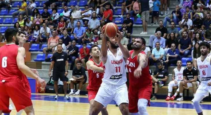 منتخب لبنان لكرة السلة يُجدّد فوزه على إيران
