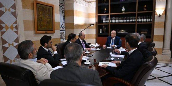 معلومات صحافية عن لقاء ثالث بين ميقاتي ونواب حاكم مصرف لبنان الأربعة بعد قليل