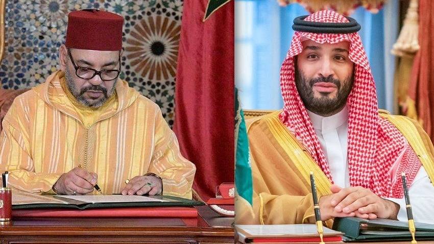 رسالة من ملك المغرب الى ولي العهد السعودي