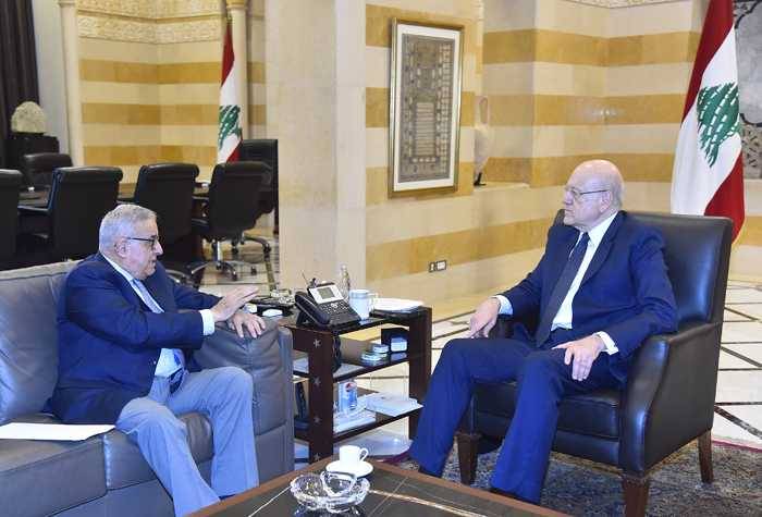 ميقاتي التقى بوحبيب وبدران