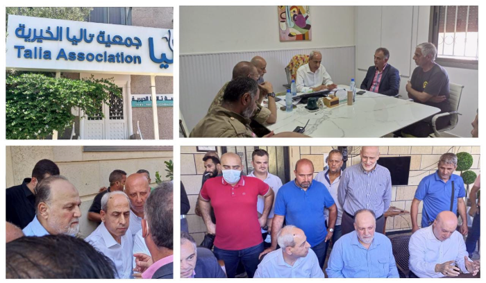 اللواء خير يتفقّد أضرار الحريق في طريق المطار
