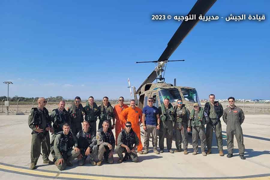 وصول طوافتين من نوع “AB-212“ تابعتين للقوات الجوية إلى مطار لارنكا- قبرص لمؤازرة السلطات القبرصية في إخماد حرائق