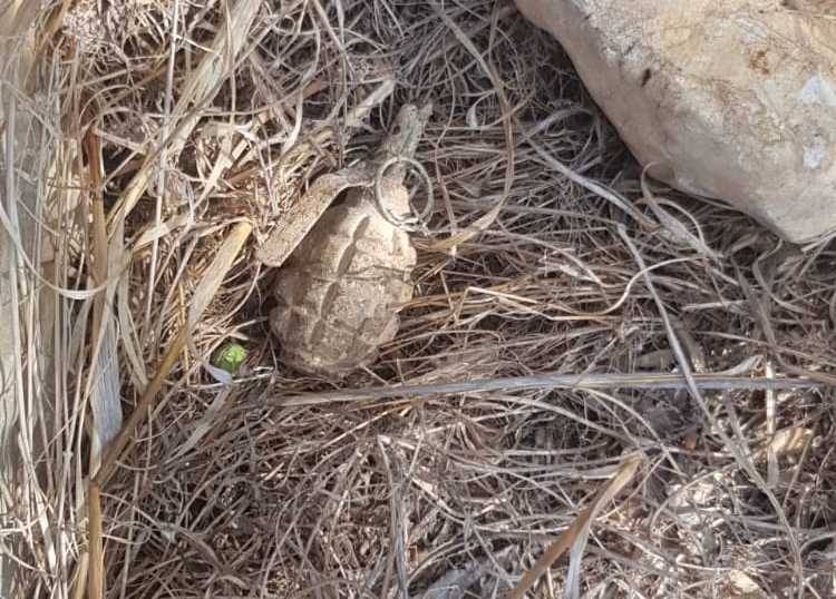 طوق أمني في وداي خالد بعد العثور على قنبلة يدوية