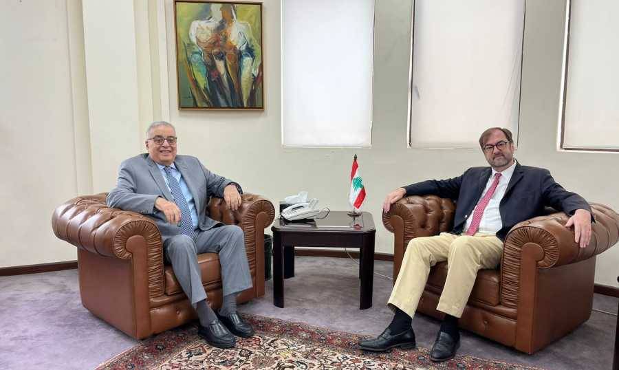 بو حبيب يبحث مع زواره قرار التجديد لليونيفيل