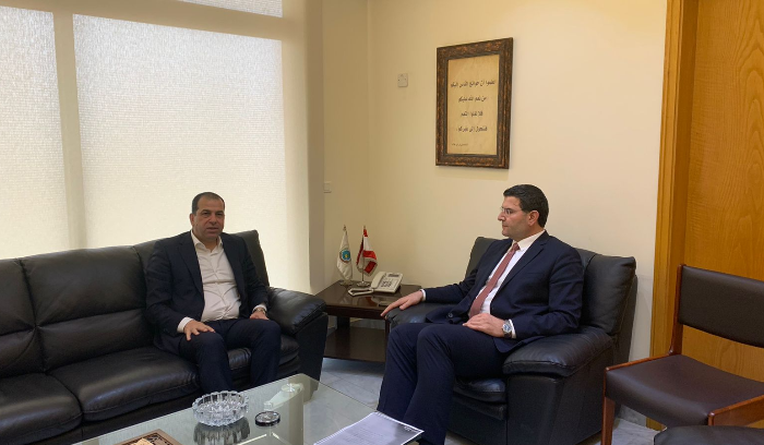 وزير الزراعة يعرض مع ممثل برنامج الأغذية العالمي المشاريع المشتركة