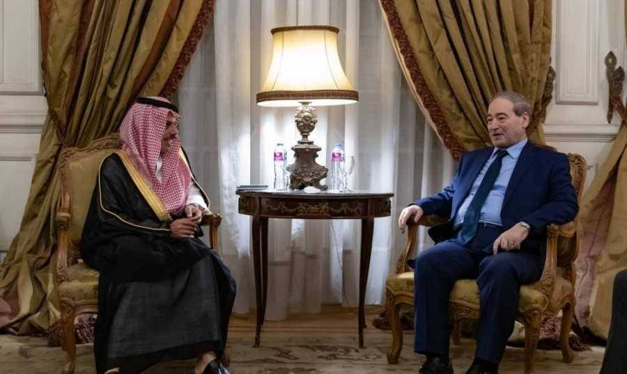 وزيرا الخارجية السعودي والسوري يبحثان الموضوعات المشتركة