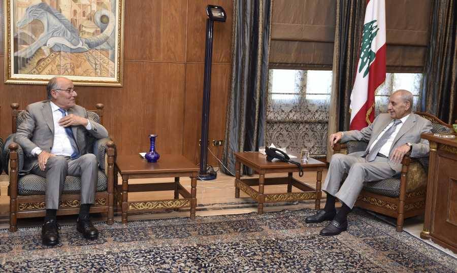 بري يستقبل الحلبي ورئيس هيئة مكافحة الفساد