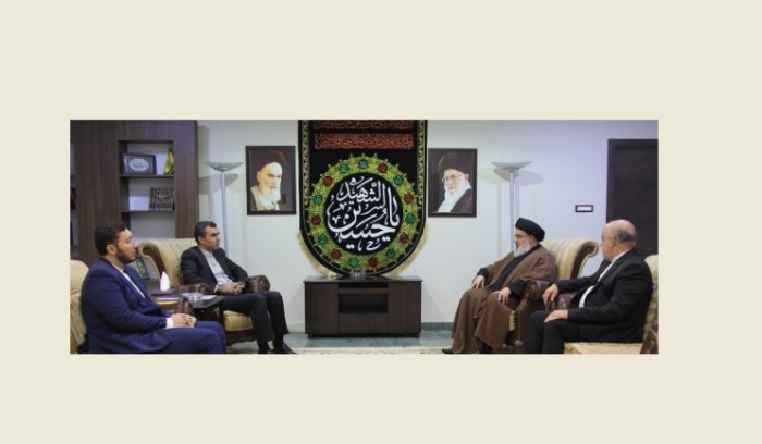 نصر الله يبحث مع مسؤول ايراني التطورات
