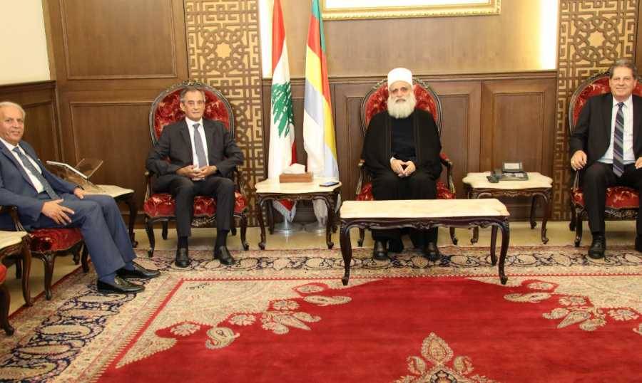 شيخ العقل في إتصال مع عبد الساتر: زيارة الراعي موضع ترحيب