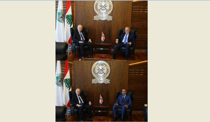 لقاءات وزير الدفاع